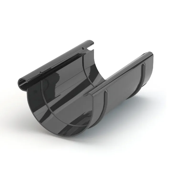 GAMRAT PVC grafitowy - Złączka rynnowa 125mm