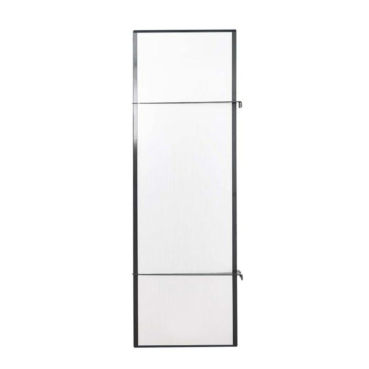 ROBELIT - Ścianka boczna Lightline PRO (antracyt + poliwęglan mleczny) 163x54x54cm