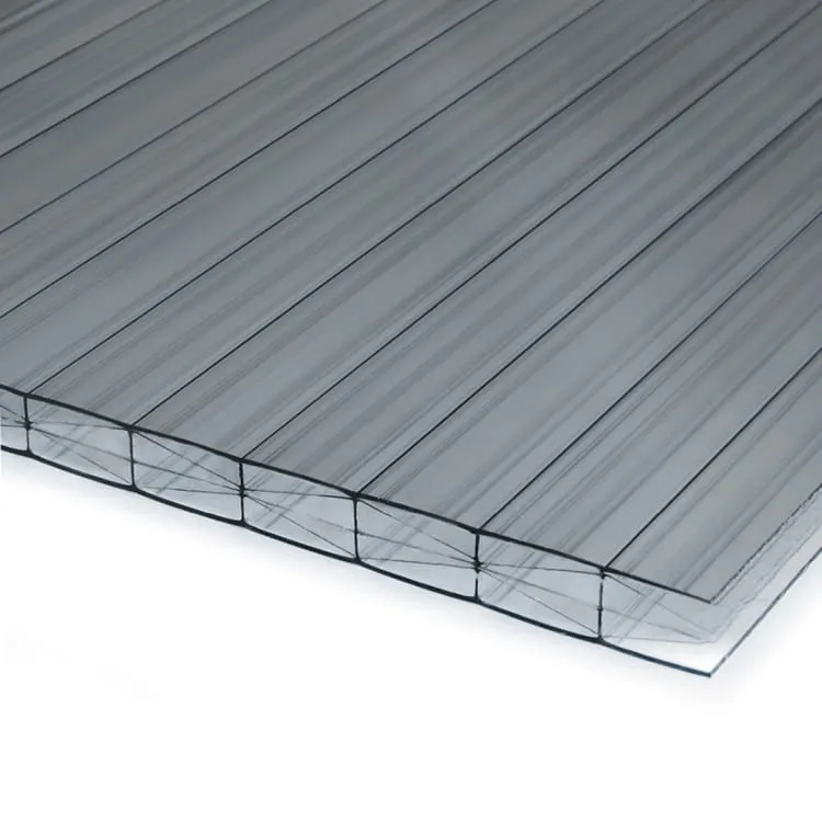 ROBELIT - Poliwęglan komorowy 10mm antracyt  / 2,1 x 4m