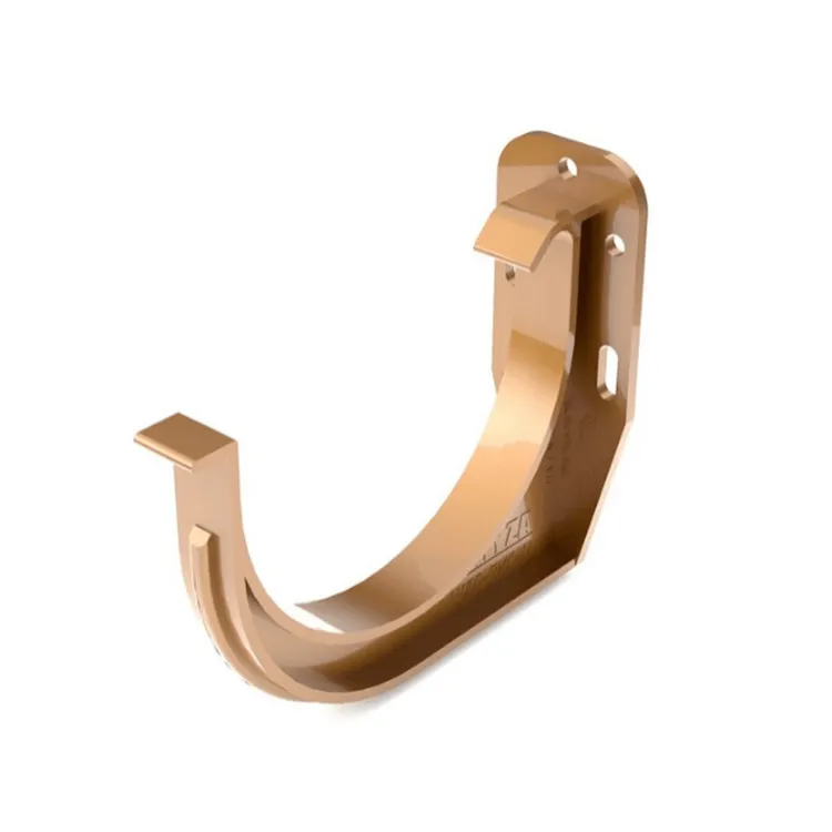 BRYZA PVC miedziany - Uchwyt rynnowy 125mm / DOCZOŁOWY