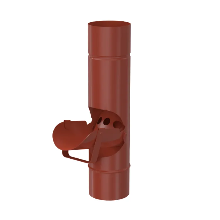 BRYZA STAL ceglasty - Czyszczak / łapacz deszczówki 90mm