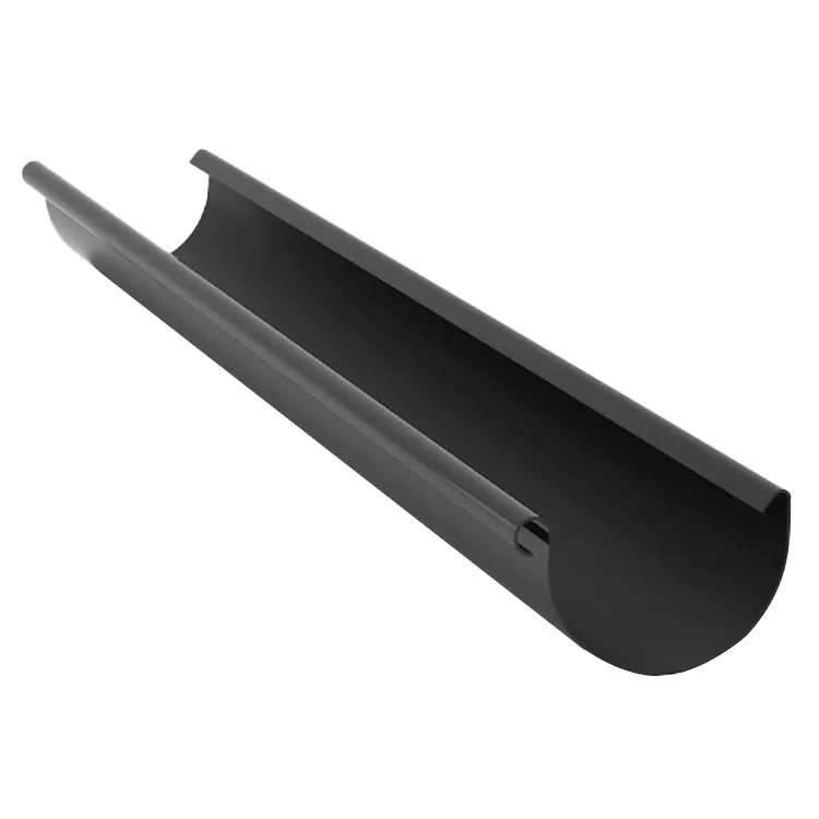 GAMRAT / IZABELLA PVC czarny - Rynna 125mm / 4m