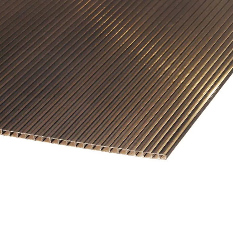 ROBELIT - Poliwęglan komorowy 4mm dymiony (brąz) / 1,05 x 2m