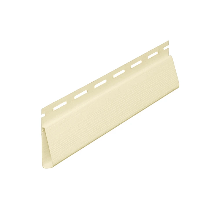 BORYSZEW kremowy - Listwa wykończeniowa "J" szeroka / 3,81m