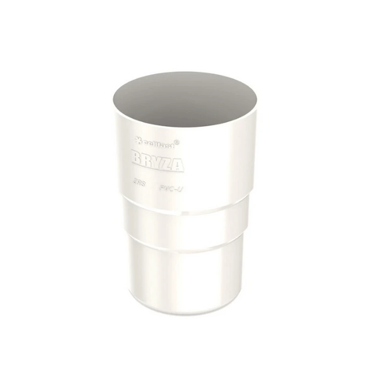 BRYZA PVC biały - Złączka rury 90mm (mufa)