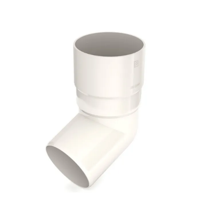 BRYZA PVC biały - Kolano / wylewka 110mm (kąt 67,5°)