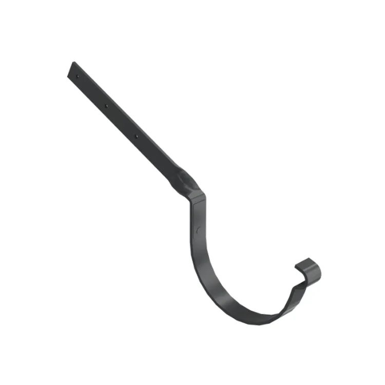 BRYZA STAL grafitowy - Hak rynnowy 150mm / SKRĘCONY