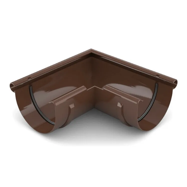 BRYZA PVC brązowy - Narożnik 100mm / ZEWNĘTRZNY (kąt 90°)