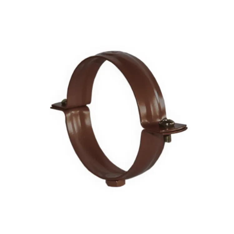 BRĄZOWY - Obejma rury 90mm metalowa