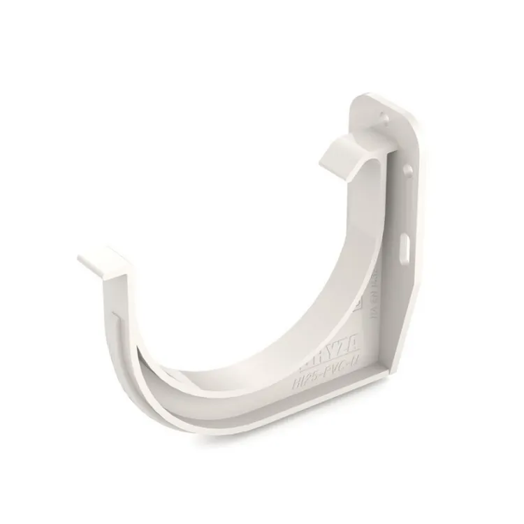 BRYZA PVC biały - Uchwyt rynnowy 100mm / DOCZOŁOWY